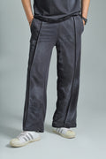 Black Acid-Wash Cloud-Comfort Baggy Trouser