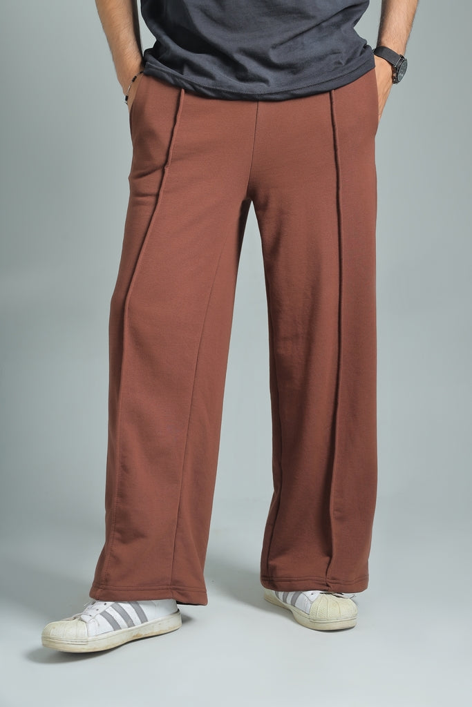 Brown Cloud-Comfort Baggy Trouser