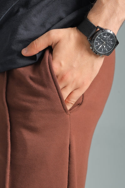 Brown Cloud-Comfort Baggy Trouser