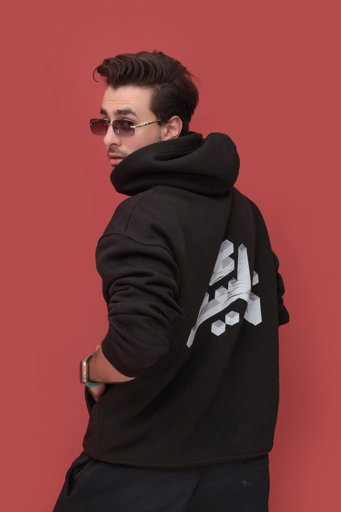 The Void — 3D Calligraphic Hoodie