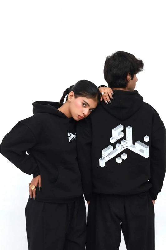 The Void — 3D Calligraphic Hoodie